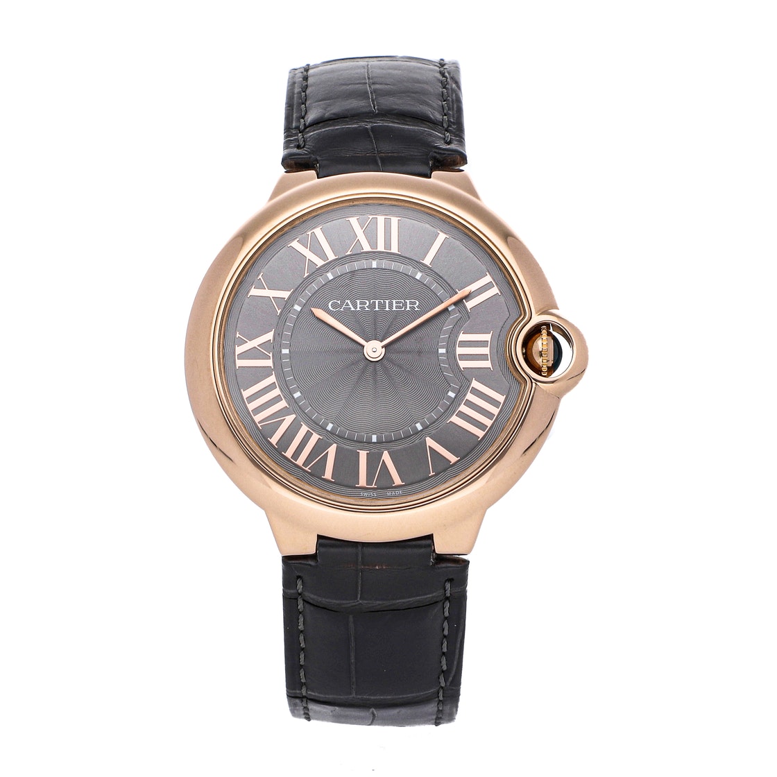 Pre-owned Cartier W6920089 Men's Wristwatch 40 Mm In Grey