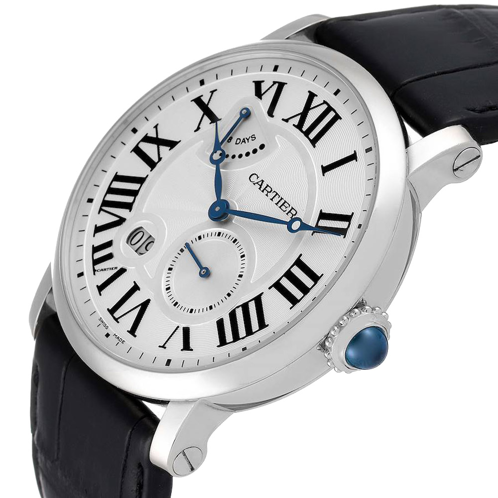 

Cartier Silver 18K White Gold Rotonde W1556202 Men's Wristwatch 42 MM