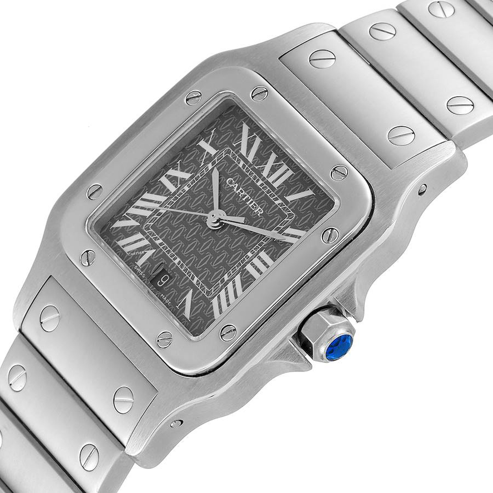 

Cartier Grey Stainless Steel Santos Galbee Quartz W20061D6 Men's Wristwatch
