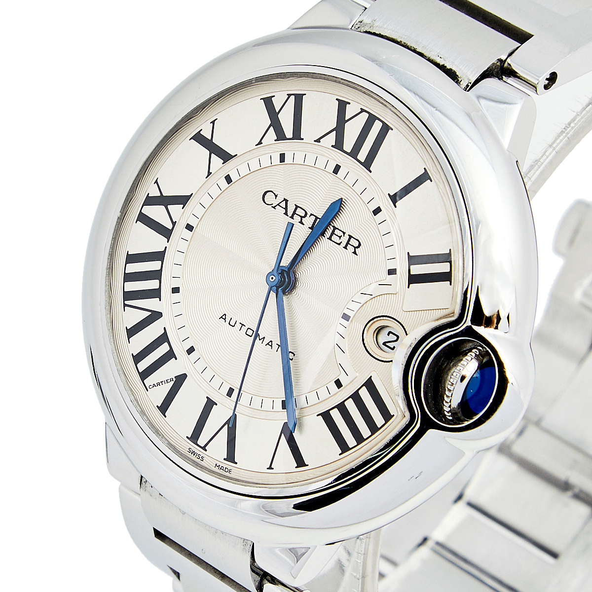 

Cartier Silver Stainless Steel Ballon Bleu