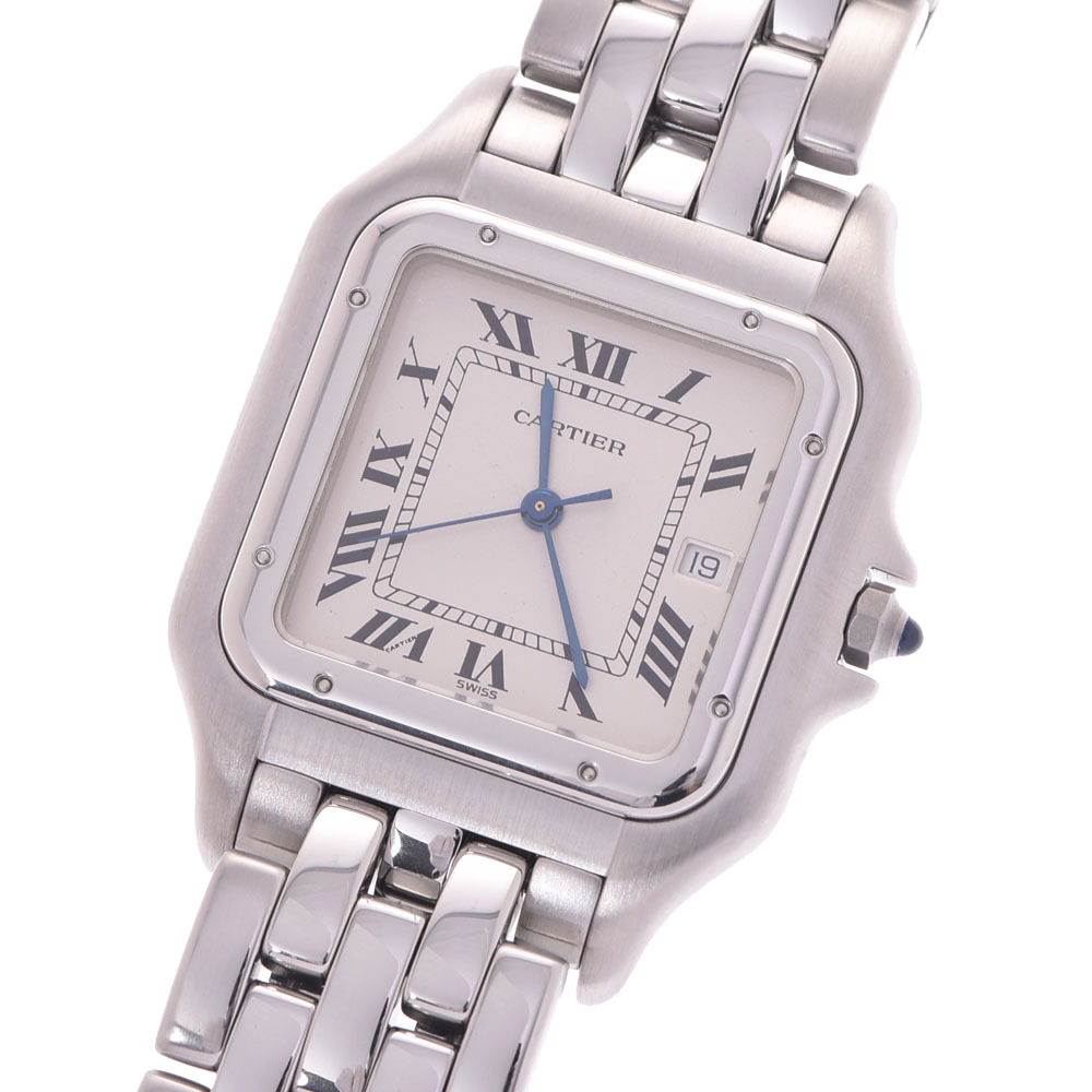 

Cartier Ivory Stainless Steel Panthere De Cartier W25032P5 Men's Wristwatch, White