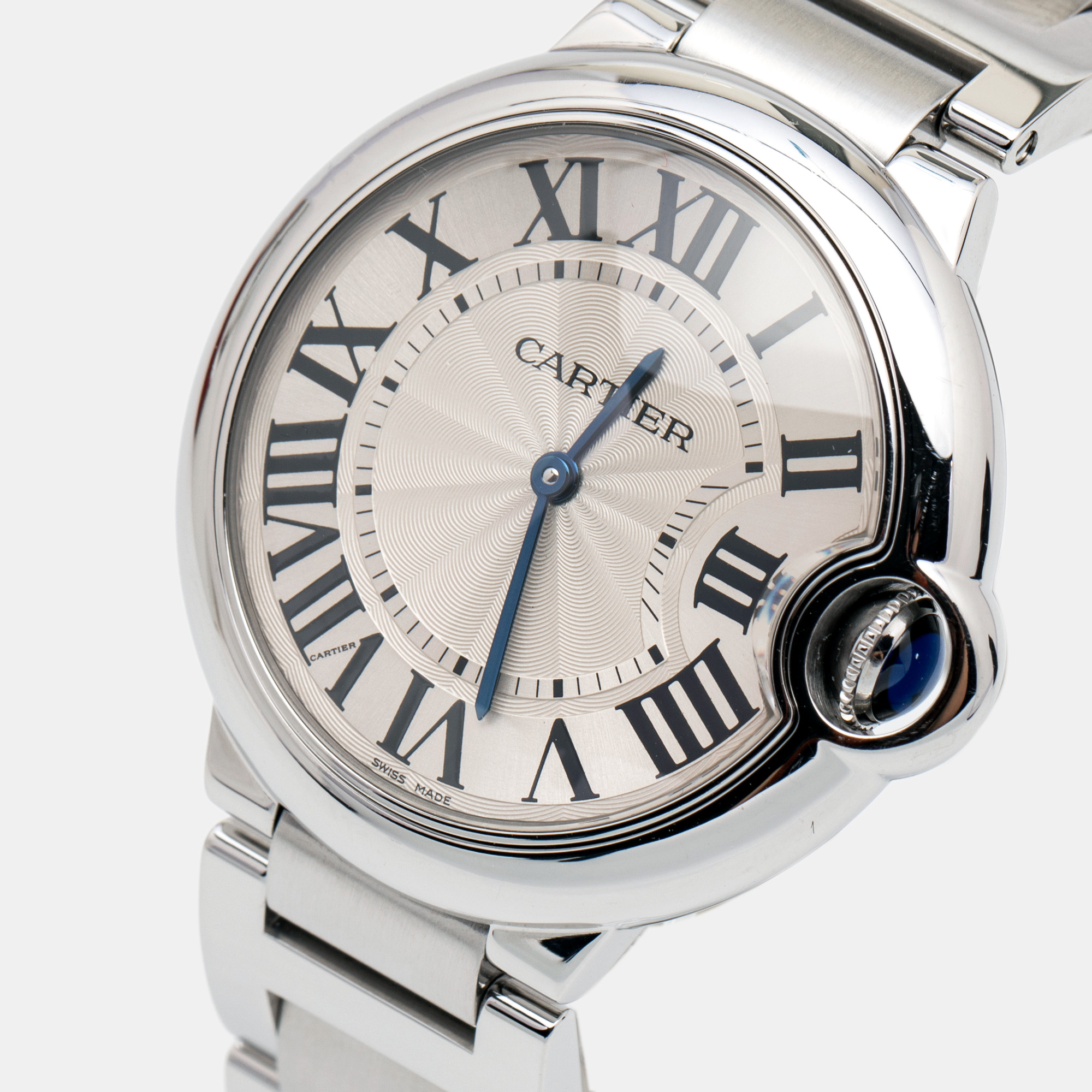 

Cartier Silver Stainless Steel Ballon Bleu