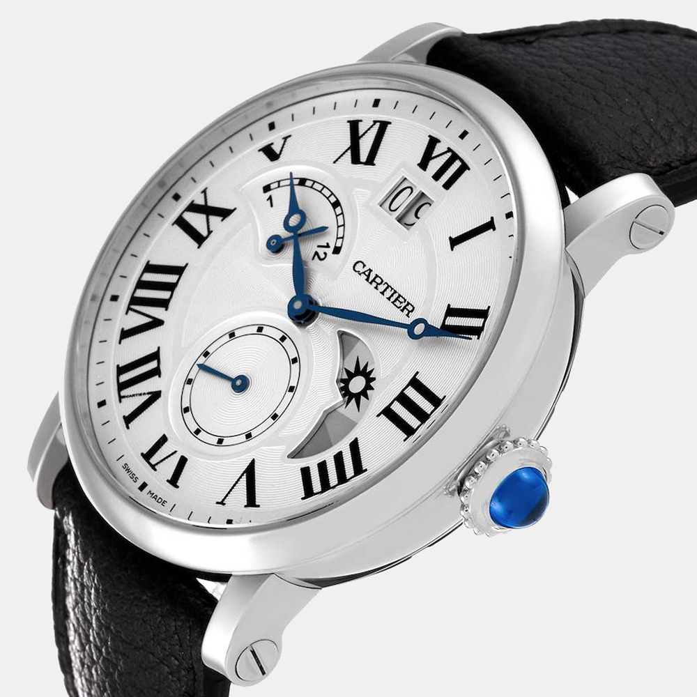 

Cartier Silver Stainless Steel Rotonde W1556368 Automatic Men's Wristwatch 42 mm
