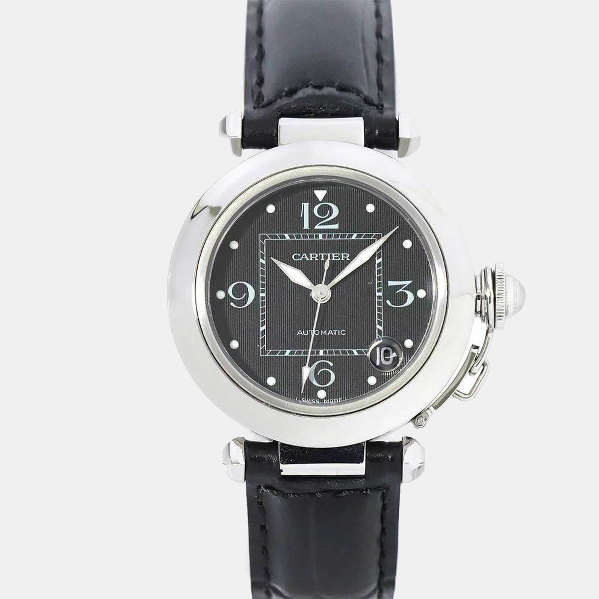 Pre-owned Cartier W3106099 Automatic Men's Wristwatch 35 Mm