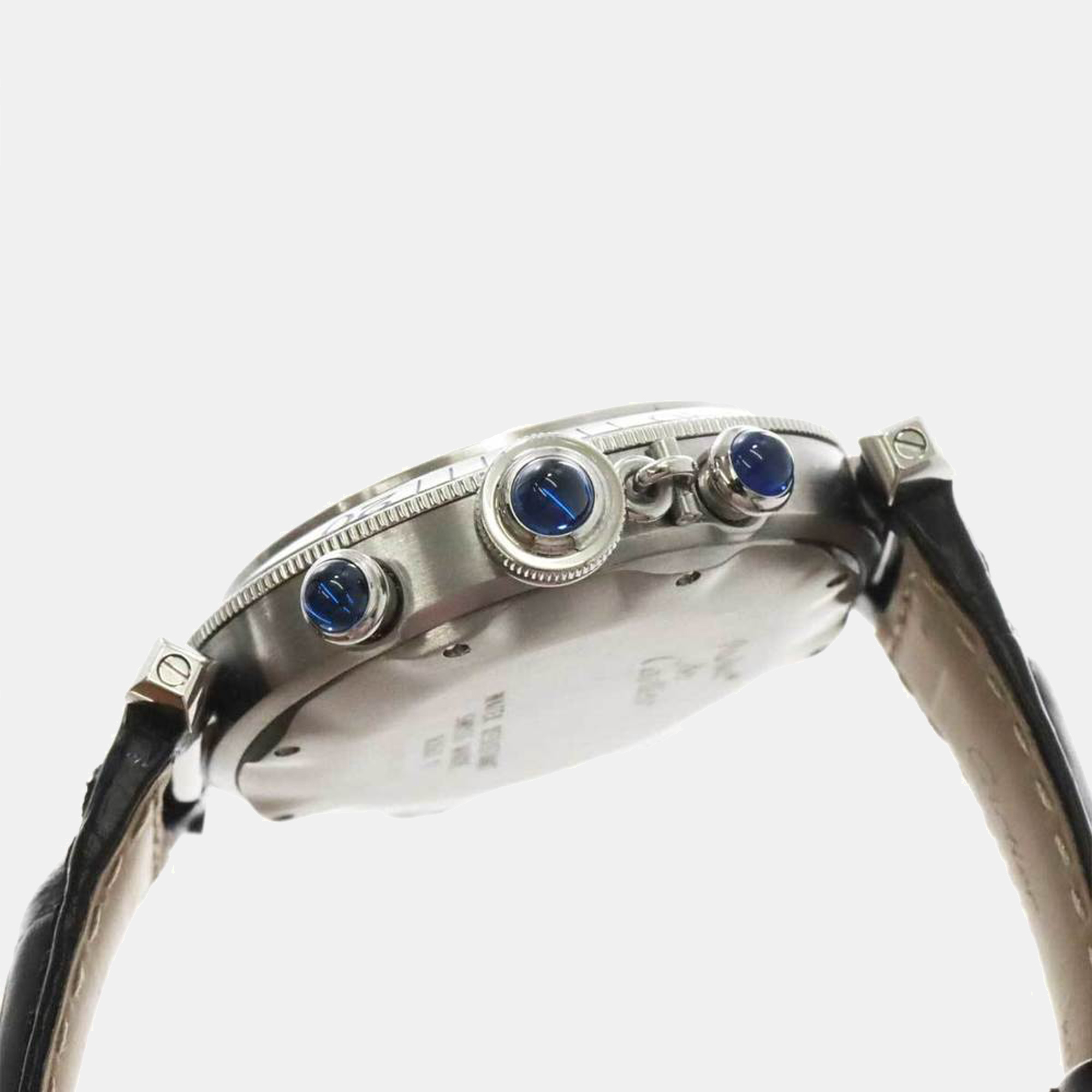 

Cartier White Stainless Steel Pasha de Cartier W3108555 Men's Wristwatch