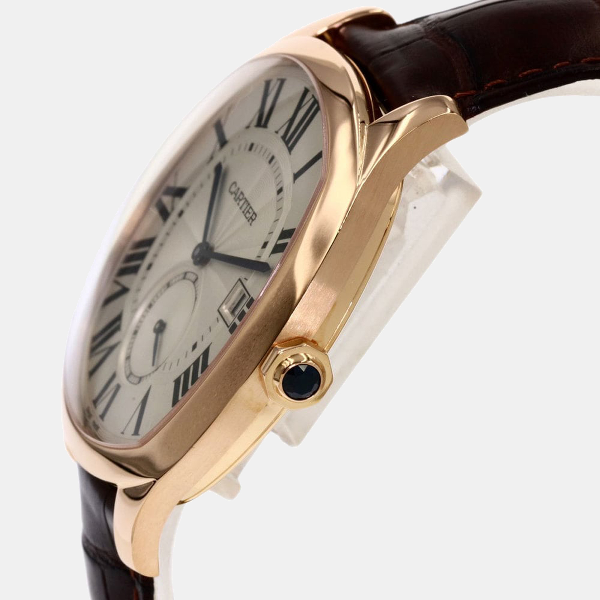 

Cartier Silver 18K Rose Gold Diver WGNM0003 Men's Wristwatch 41 mm