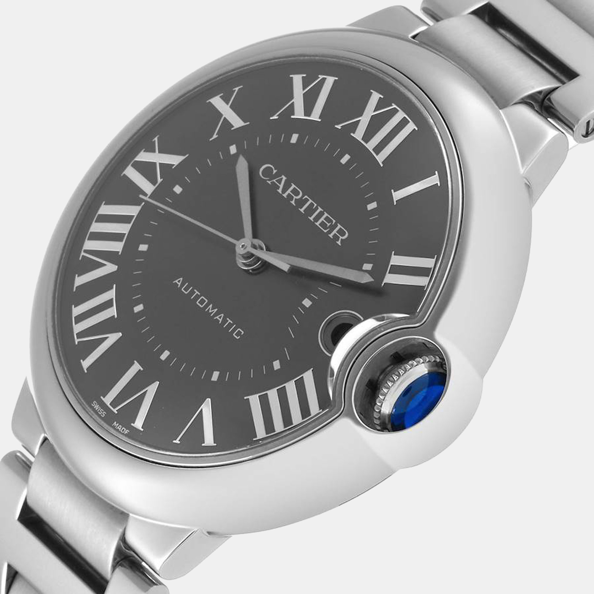 

Cartier Ballon Bleu Automatic Grey Dial Steel Men's Watch WSBB0060 40 mm