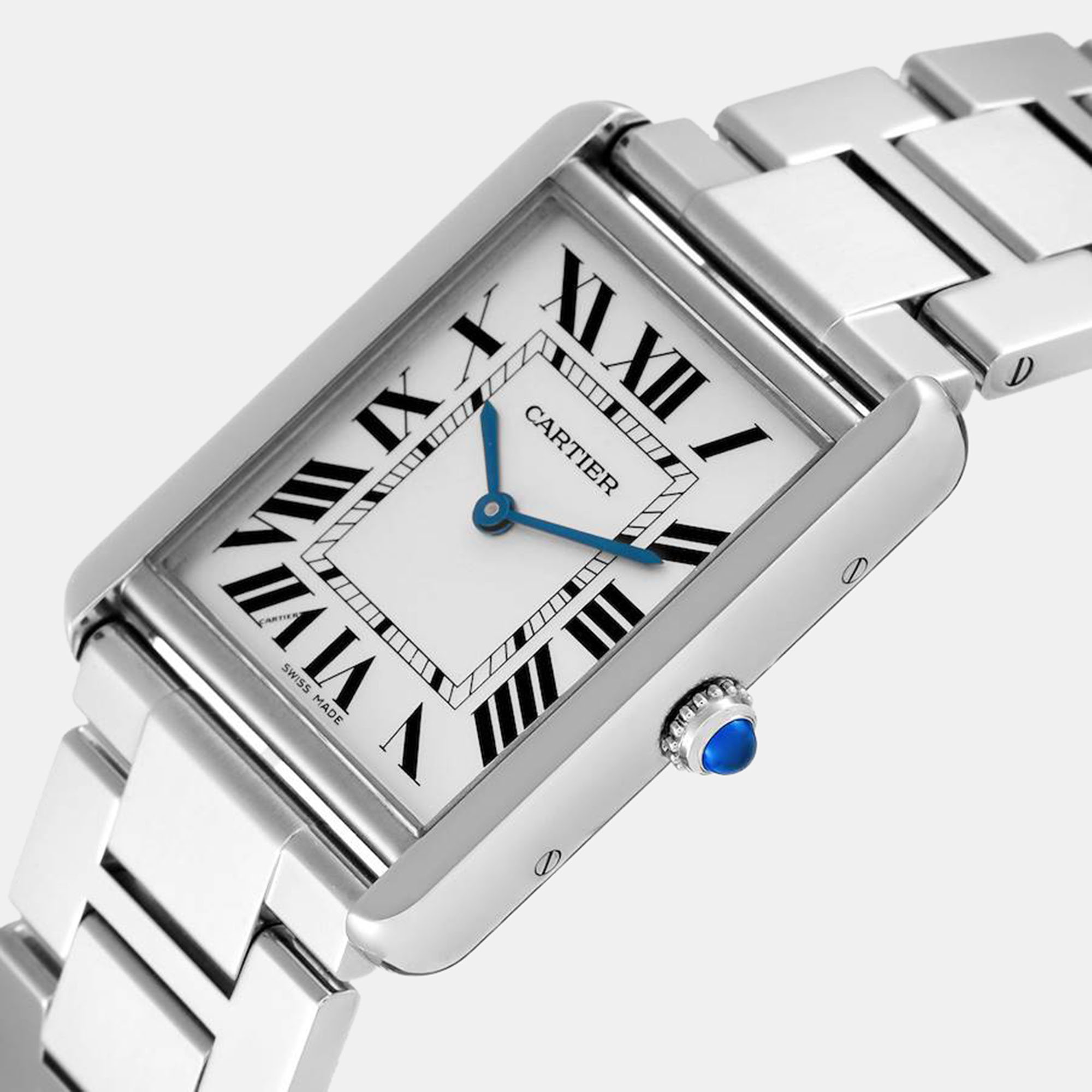 

Cartier Tank Solo Silver Dial Steel Men's Watch W5200014 27 x 34 mm