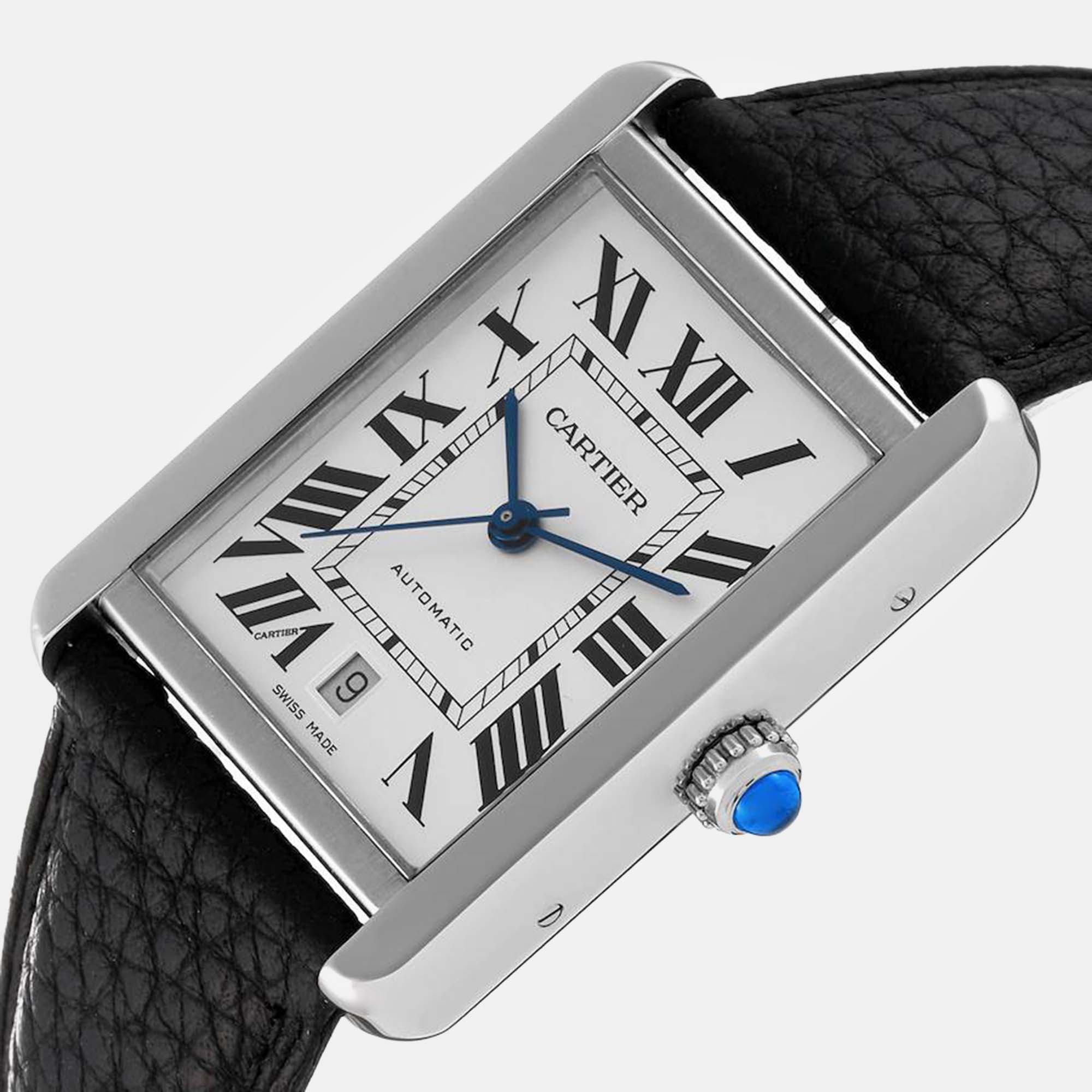 

Cartier Tank Solo XL Automatic Silver Dial Steel Mens Watch W5200027