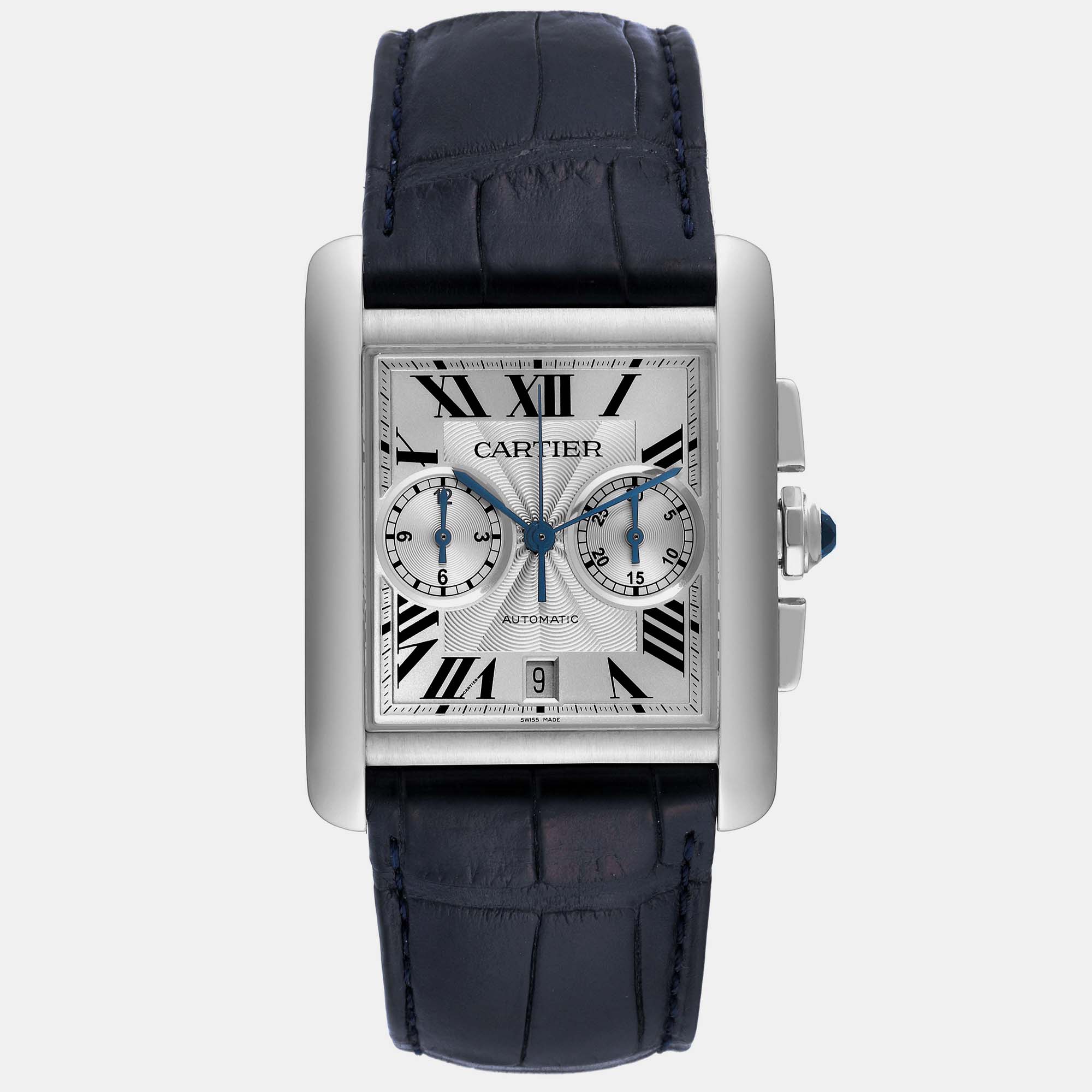 

Cartier Tank MC Silver Dial Automatic Chronograph Men's Watch