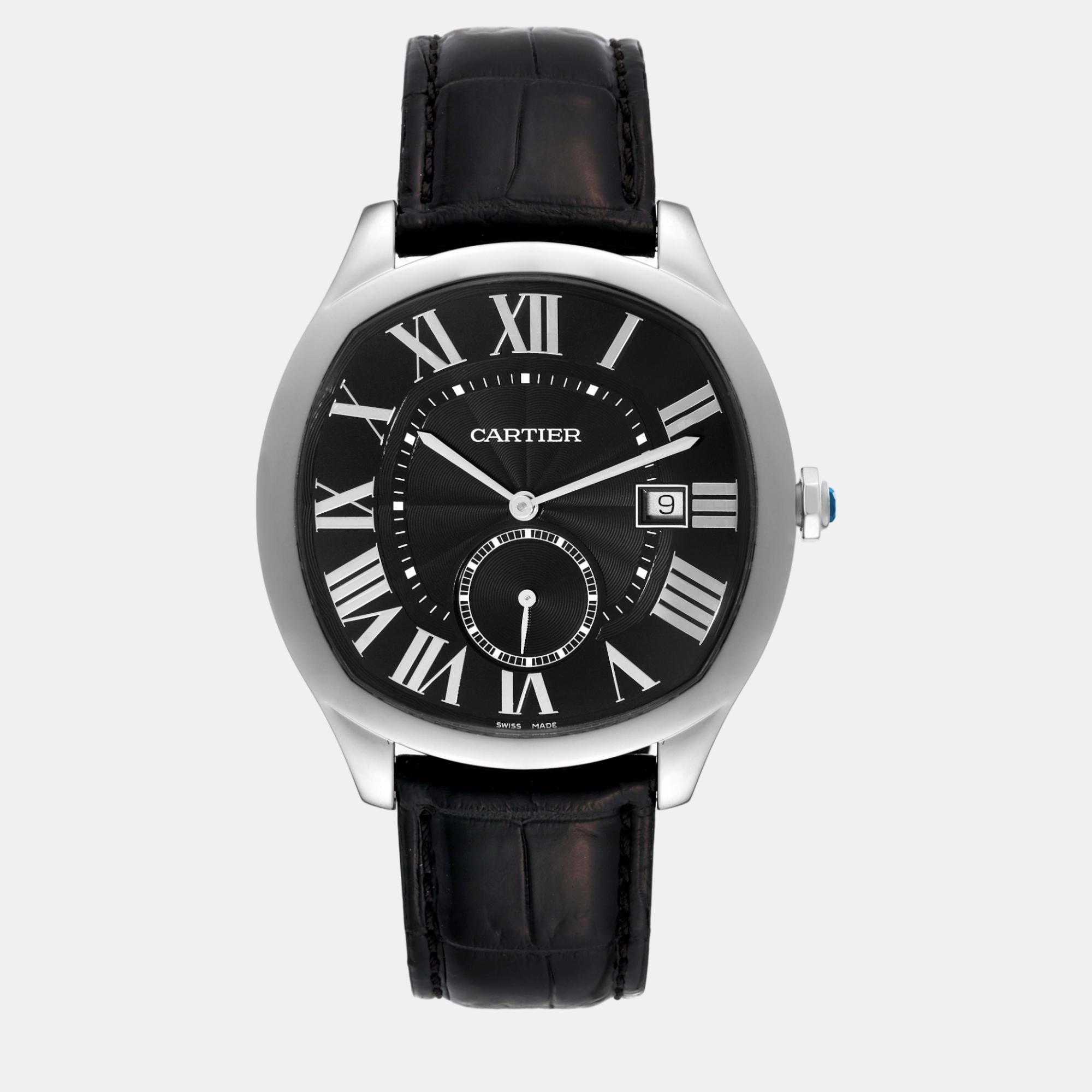 

Cartier Drive de Cartier Black Dial Steel Men's Watch
