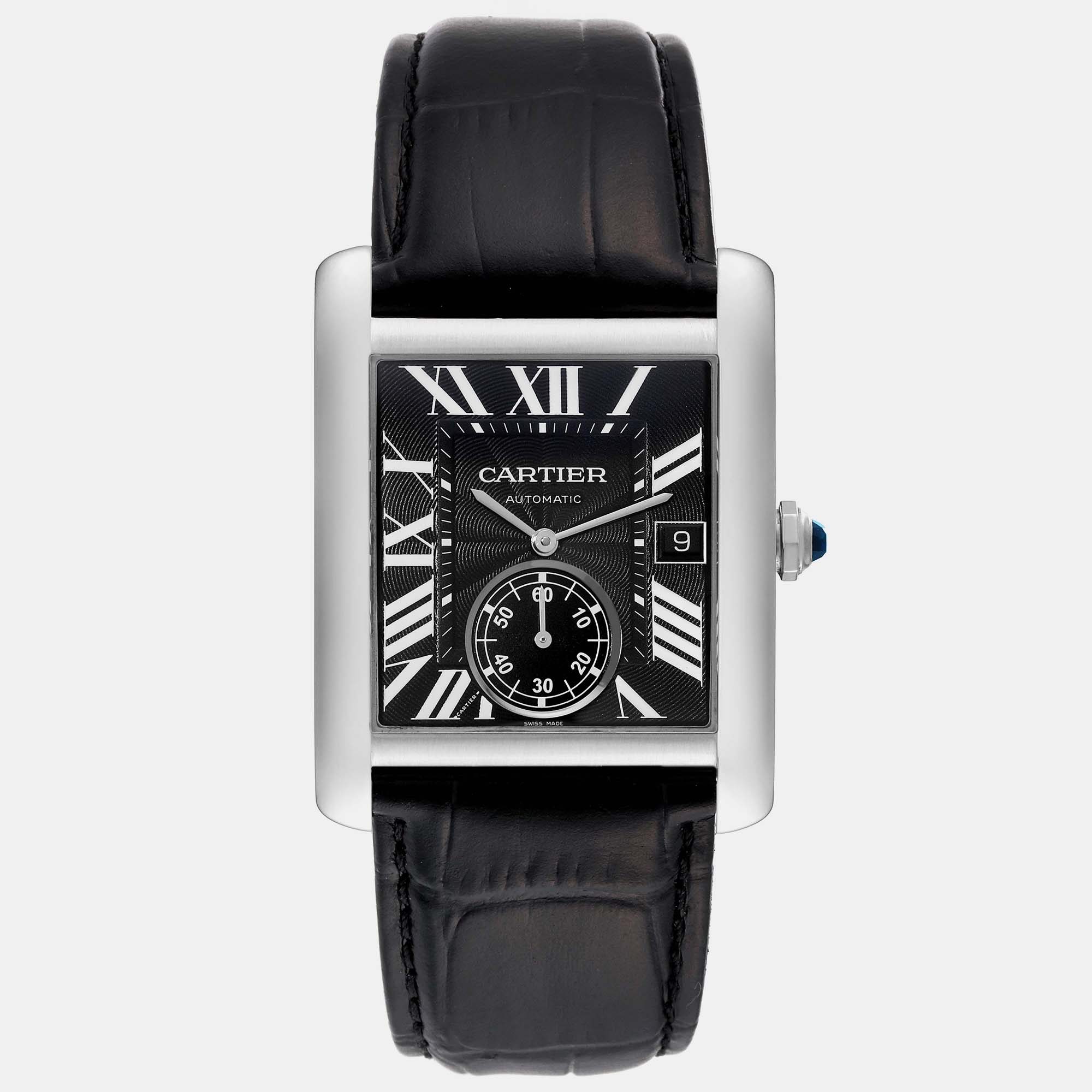 

Cartier Tank MC Black Dial Automatic Steel Men's Watch W5330004 34.3 x 44 mm
