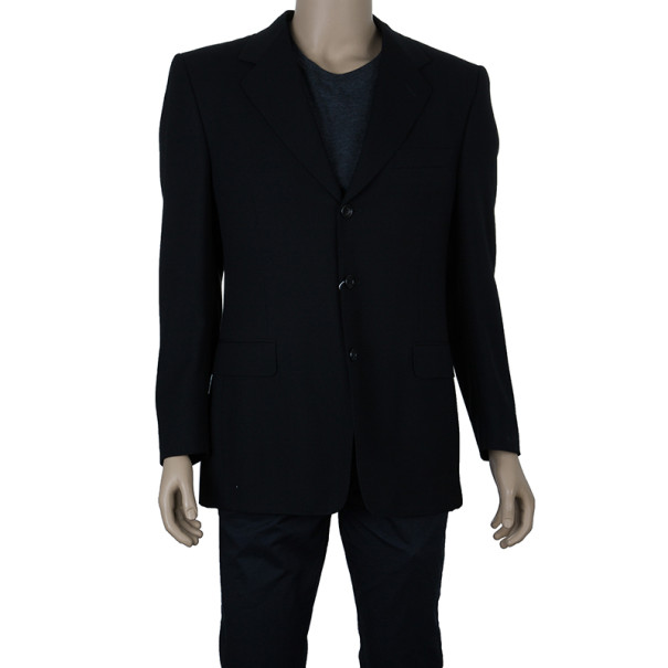 

Celine Homme Black Cashmere Blazer Jacket