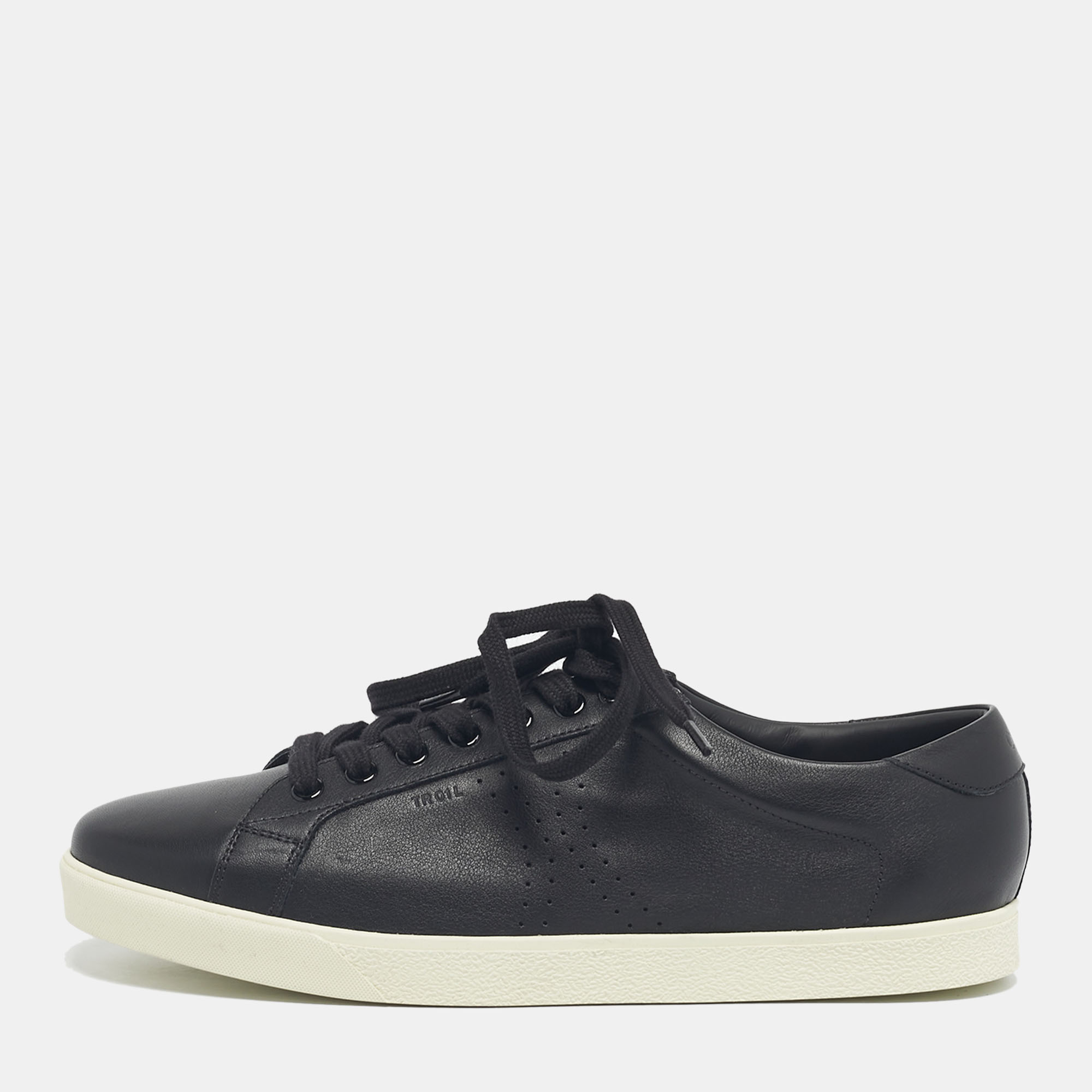 

Celine Black Leather Lace Up Sneakers Size