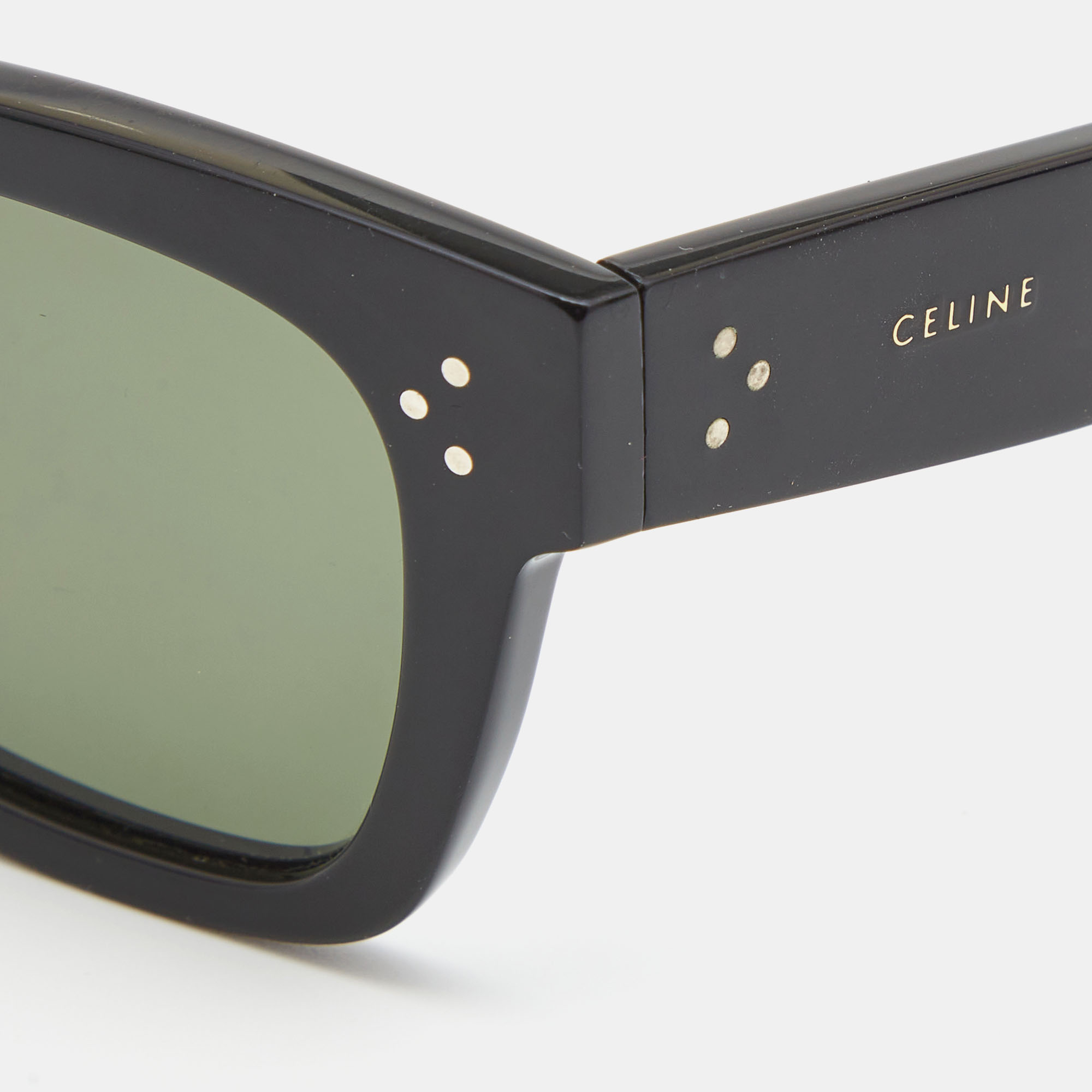 

Celine Black Acetate Wayfarer Sunglasses
