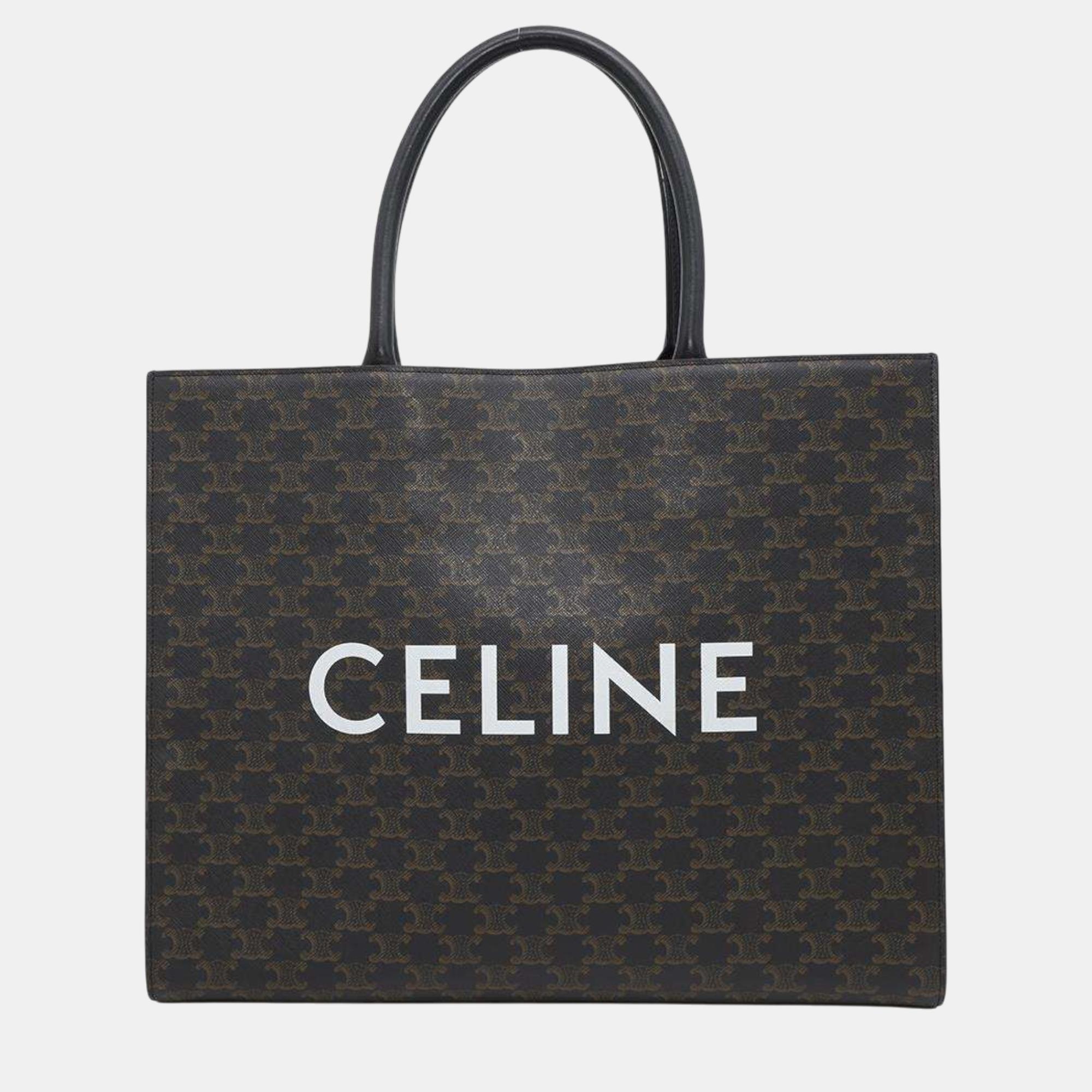 

Celine Horizontal Cabas Black Pvc