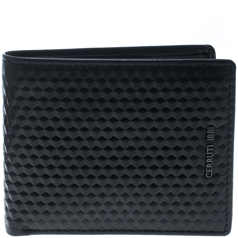 Cerruti 1881 Black Leather Cleveland Bifold Wallet