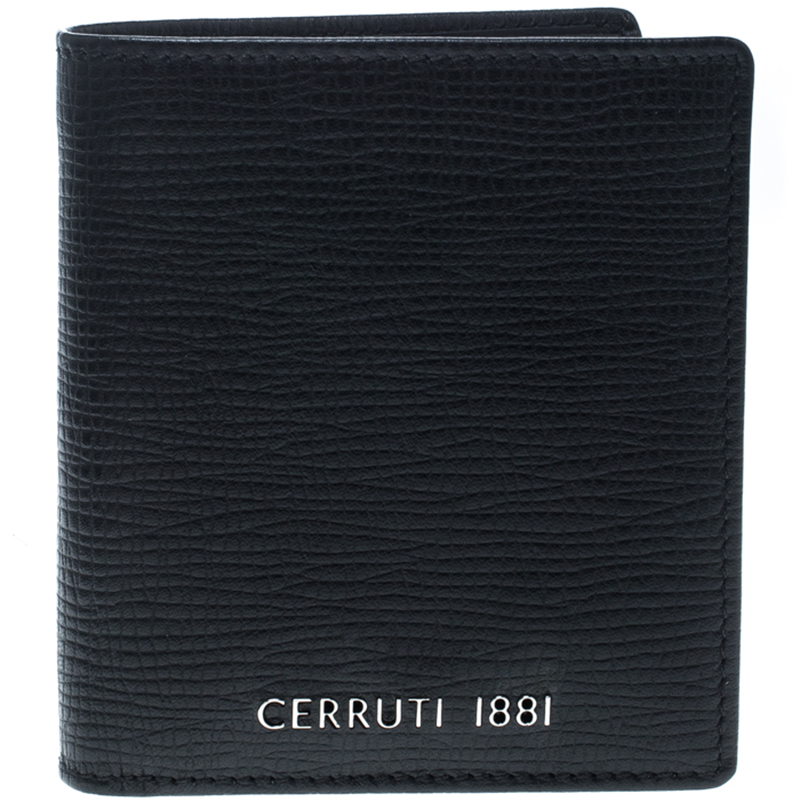 Cerruti 1881 Black Leather Chester Bifold Wallet
