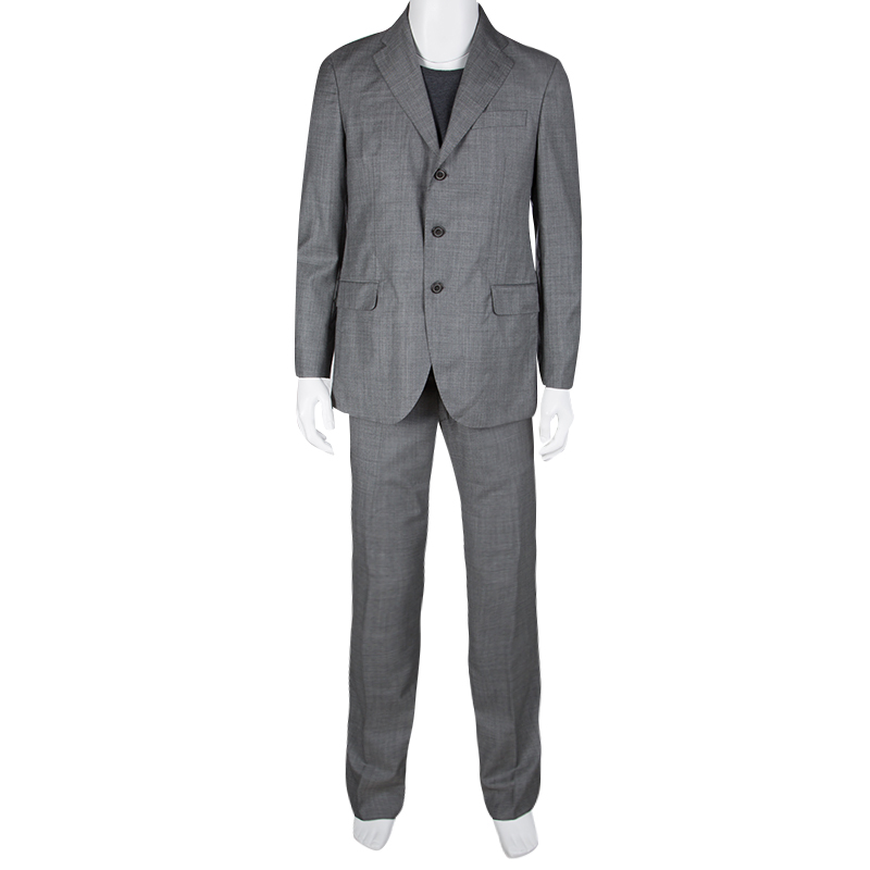 

CH Carolina Herrera Grey Wool Suit