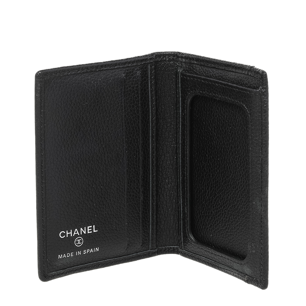 

Chanel Black Caviar Leather Bifold Wallet