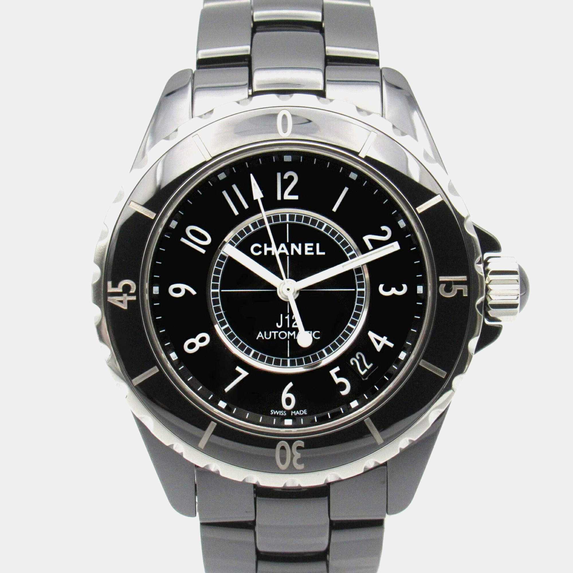 

Chanel Black Ceramic J12 Automatic Men's Wristwatch 38 mm