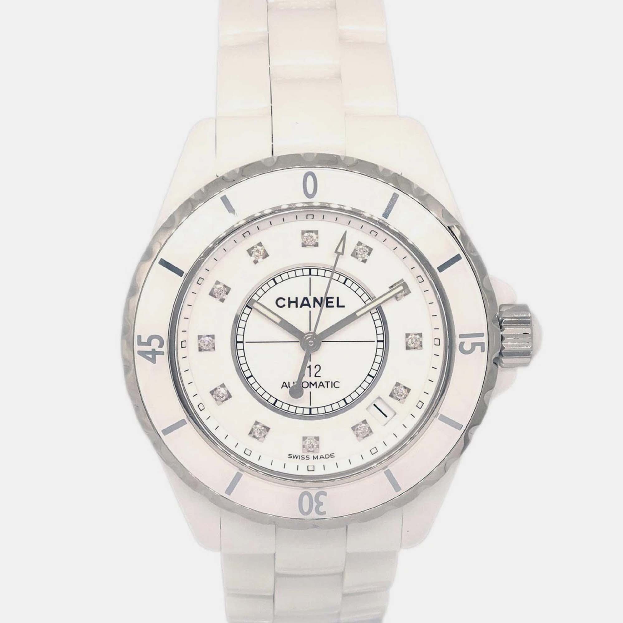 

Chanel J12 H1629 Automatic White Ceramic Men's Wristwatch 39 mm
