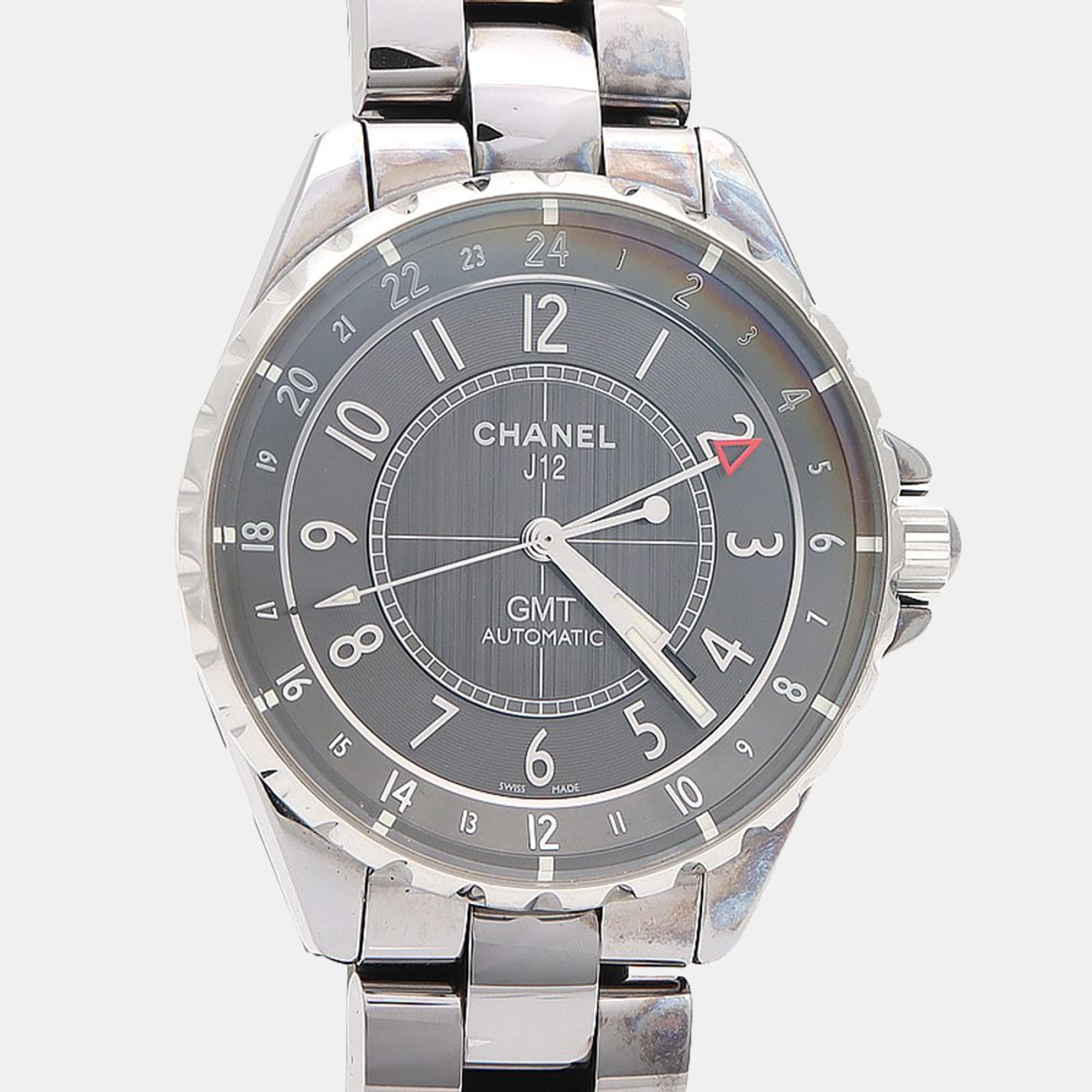 

Chanel J12 Automatic Ceramic Stainless Steel Men's Wristwatch 41 mm, Black