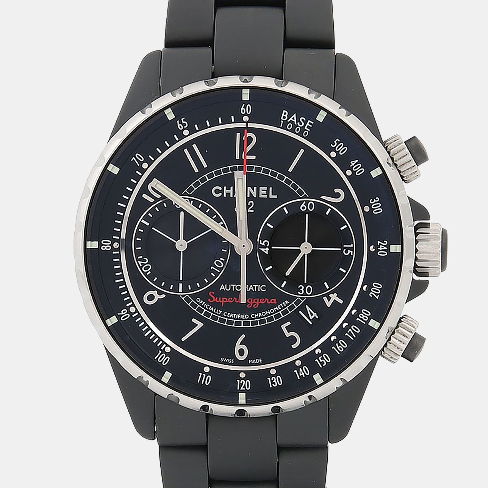 

Chanel J12 Superleggera Automatic Ceramic Stainless Steel Men's Wristwatch 41.5 mm, Black