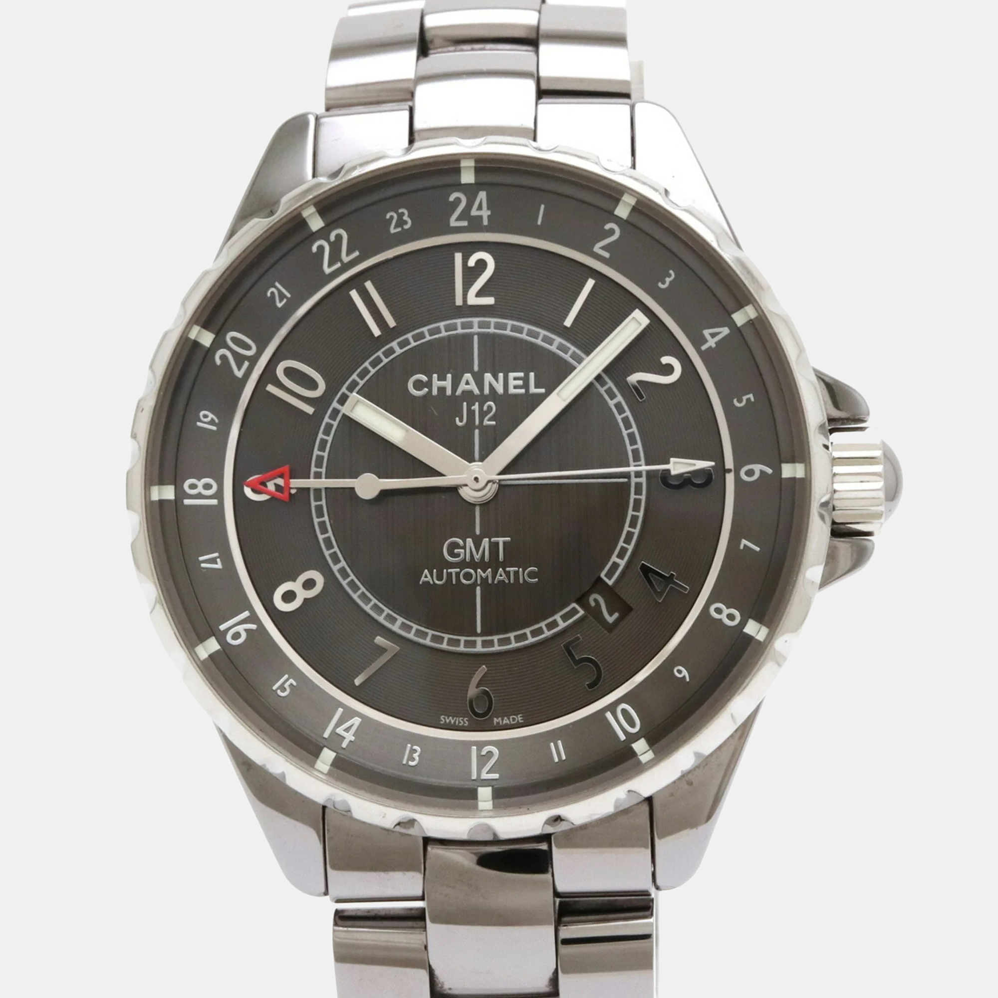 

Chanel Grey Titaium Ceramic J12 H3099 Automatic Men's Wristwatch 41 mm