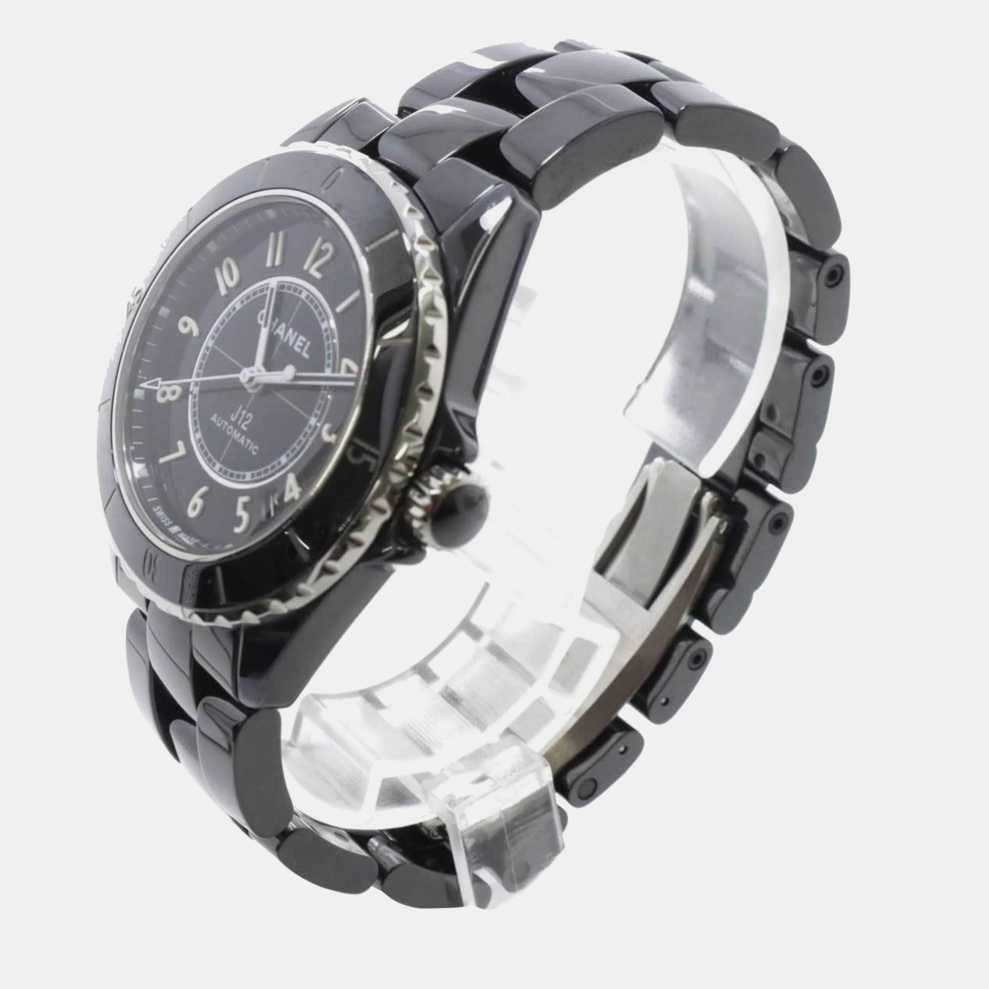 

Chanel Black Ceramic J12 H5697 Automatic Men's Wristwatch 39 mm
