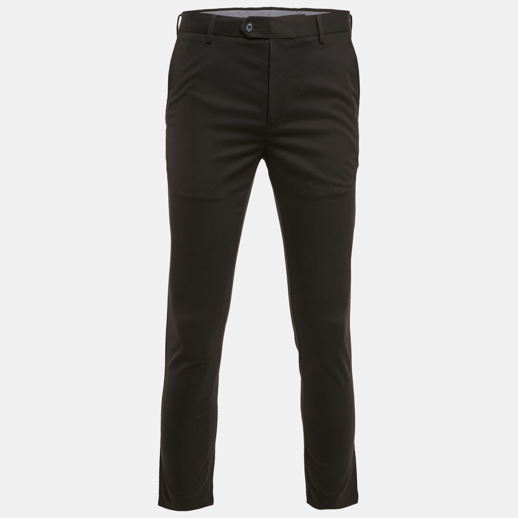 

Charles Tyrwhitt Black Gabardine Extra Slim Fit Trousers S