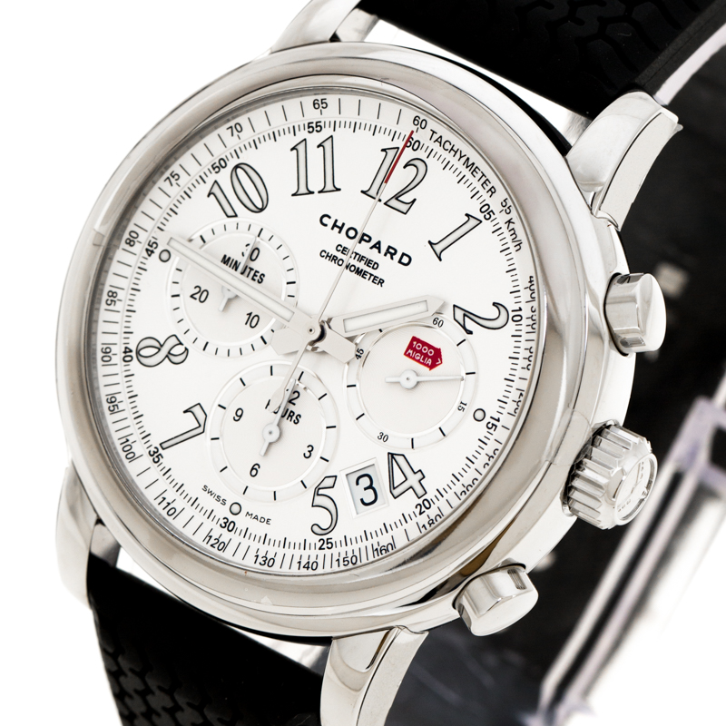 

Chopard Silver Stainless Steel Mille Miglia, Black