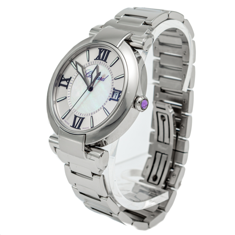 

Chopard New White Mother Of Pearl Imperiale Stainless Steel Watch