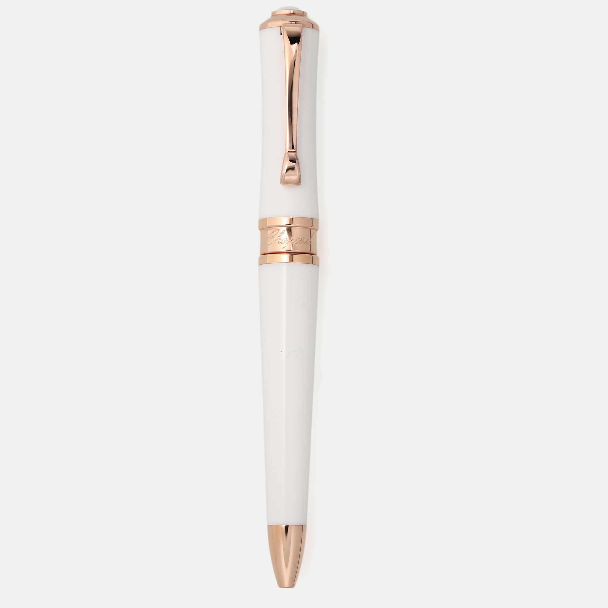 

Chopard White Resin Rose Gold Tone Ballpoint Pen