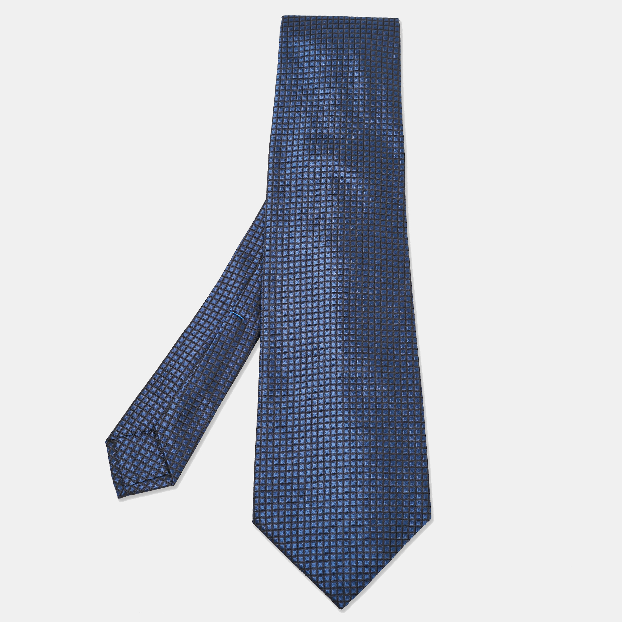 

Chopard Dark Blue Patterned Silk Traditional Tie