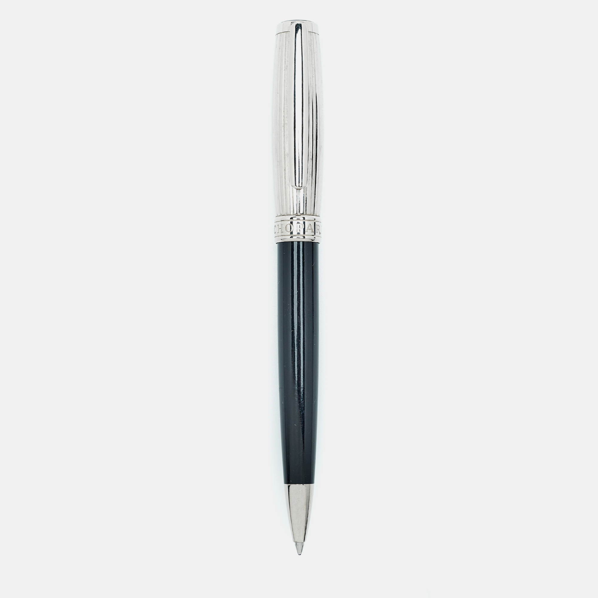 

Chopard Black Resin Silver Tone Ballpoint Pen
