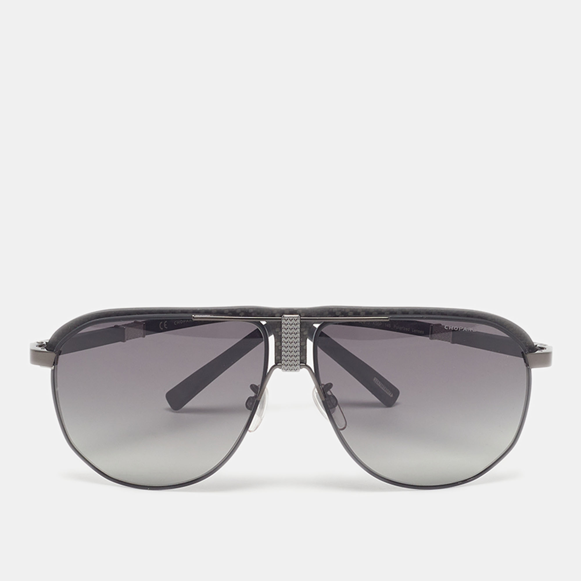 

Chopard Black SCHF82 Polarized Aviator Sunglasses