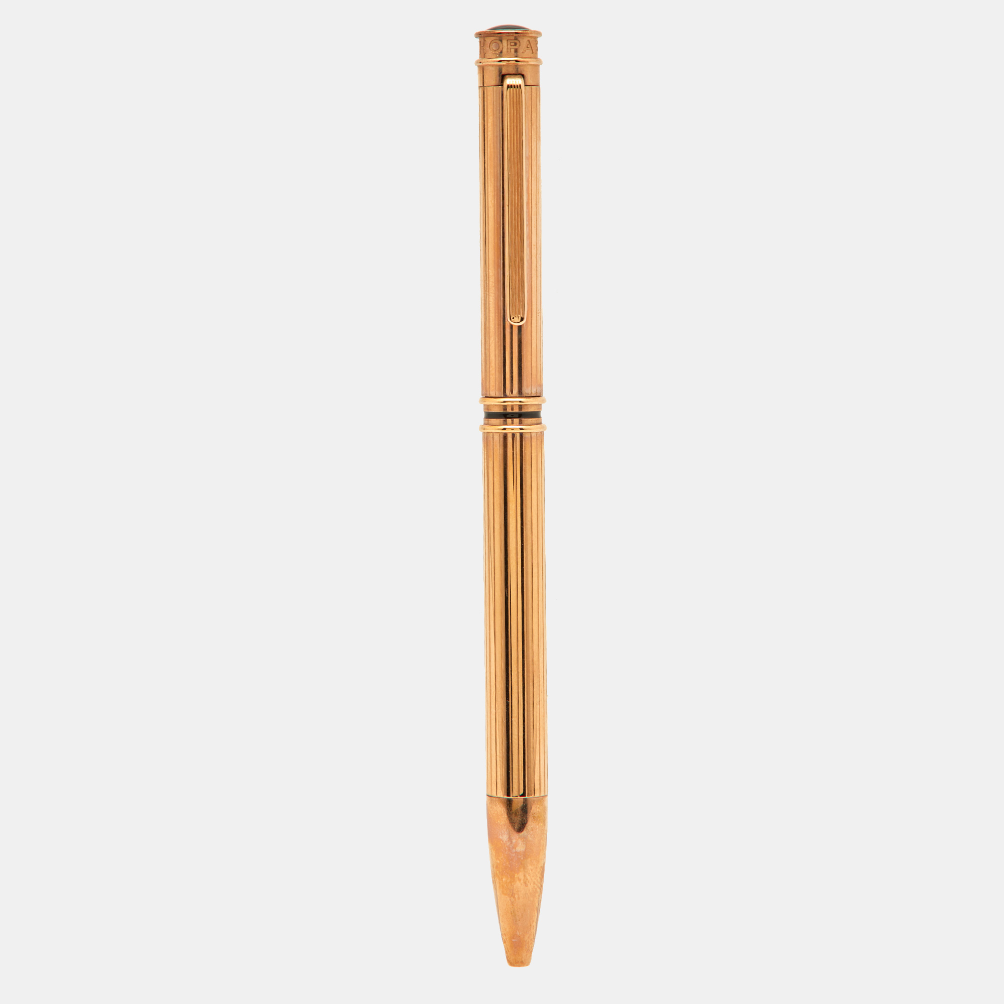 Pre-owned Chopard Viaggio Enamel Rose Gold Plated Ballpoint Pen