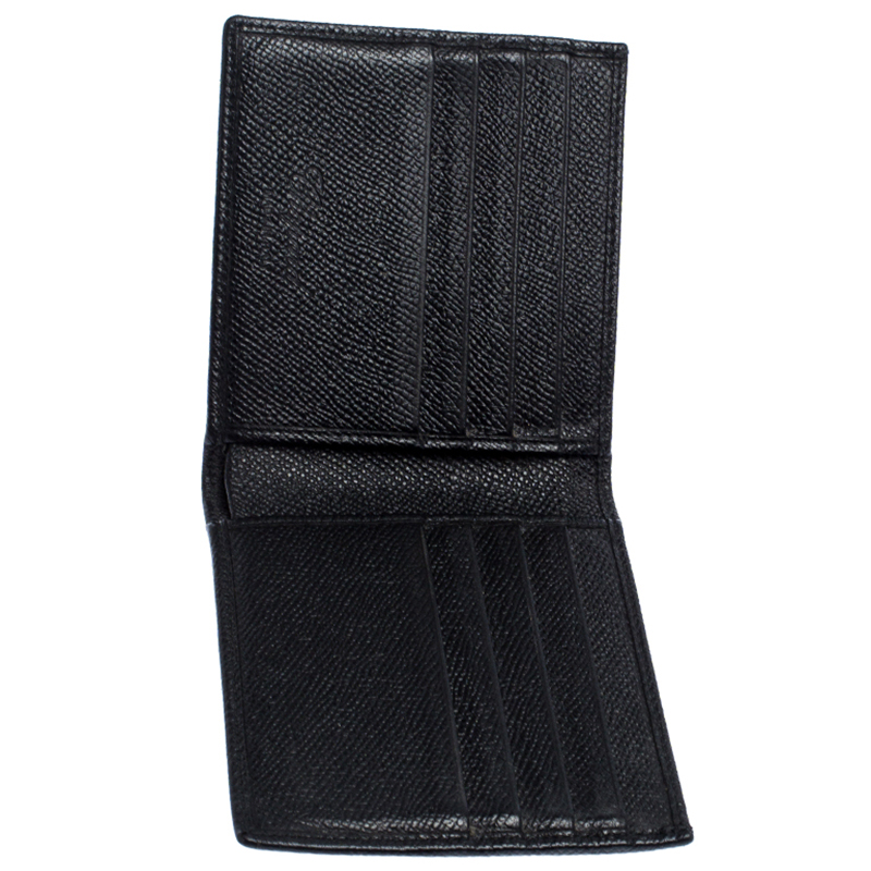

Chopard Black Leather Classic Bifold Wallet