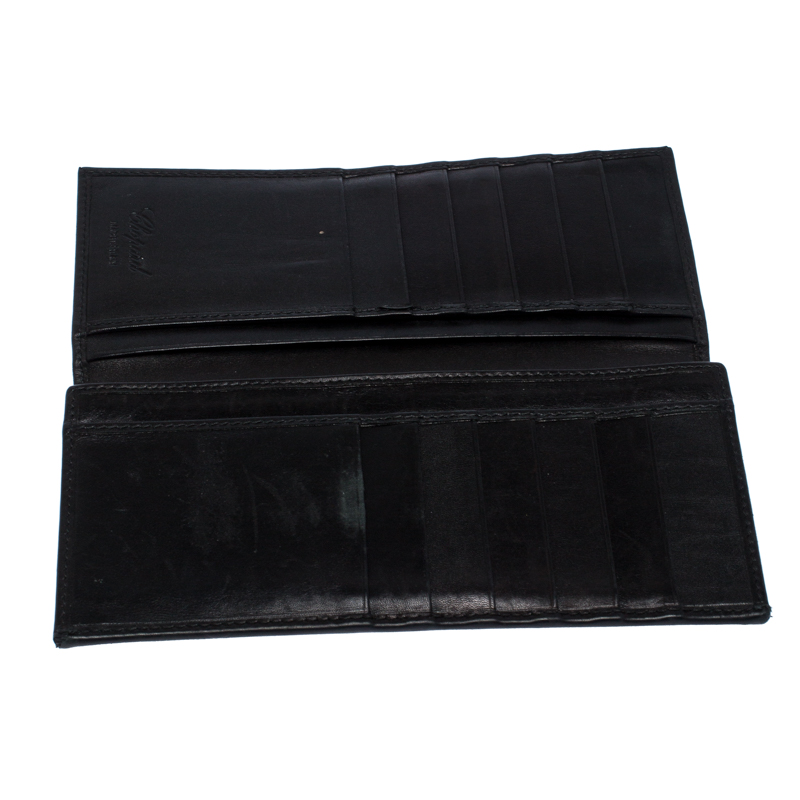 

Chopard Black Leather Long Wallet