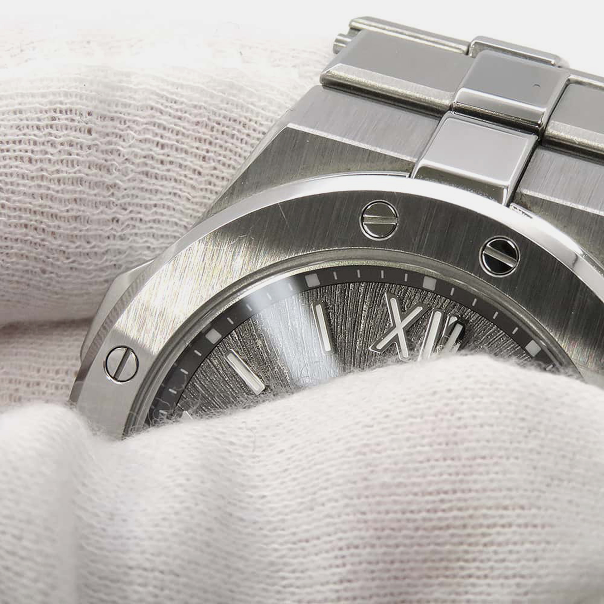 Chopard Grey Stainless Steel Alpine Eagle 298600-3002 Automatic Men`s Wristwatch 41 mm 