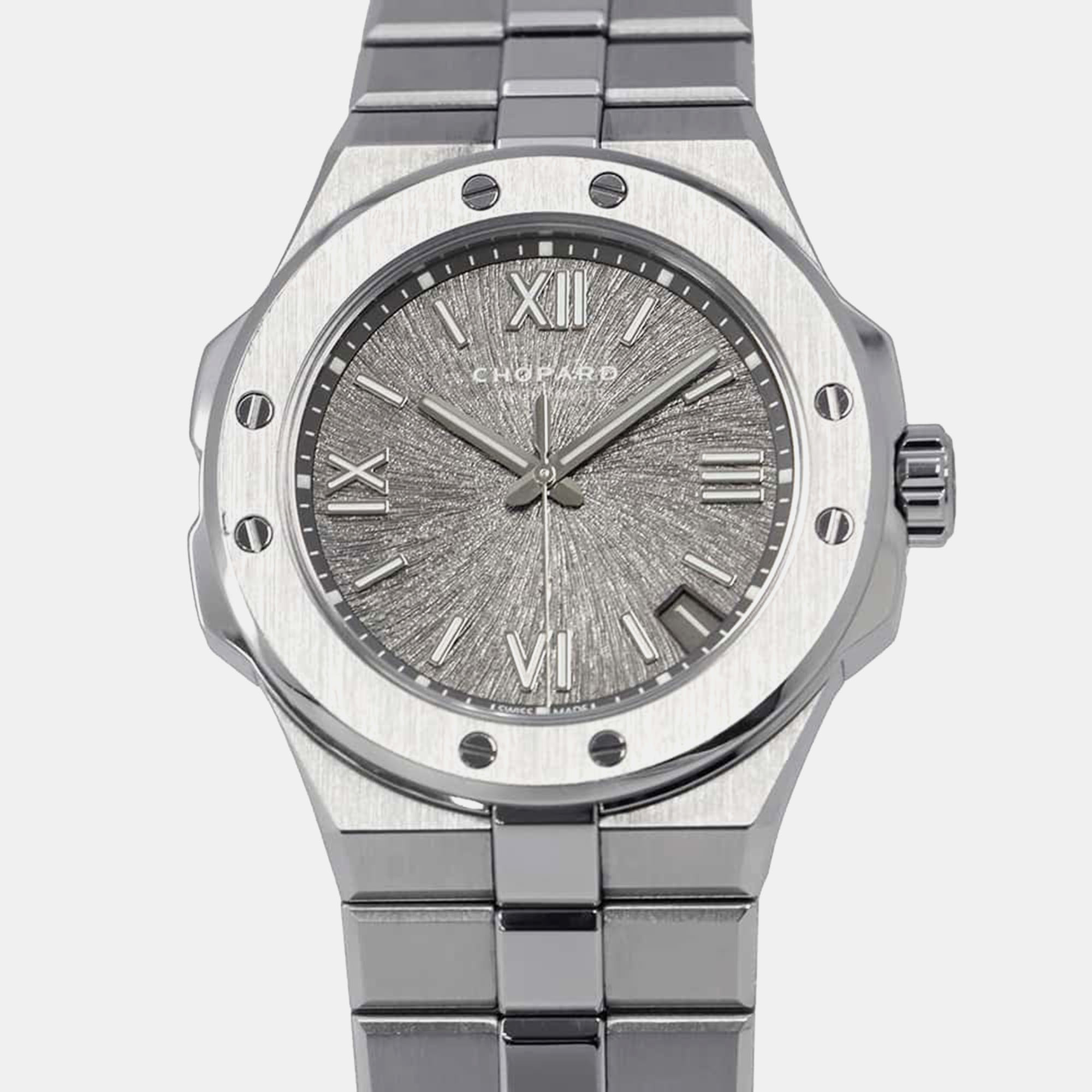 

Chopard Grey Stainless Steel Alpine Eagle