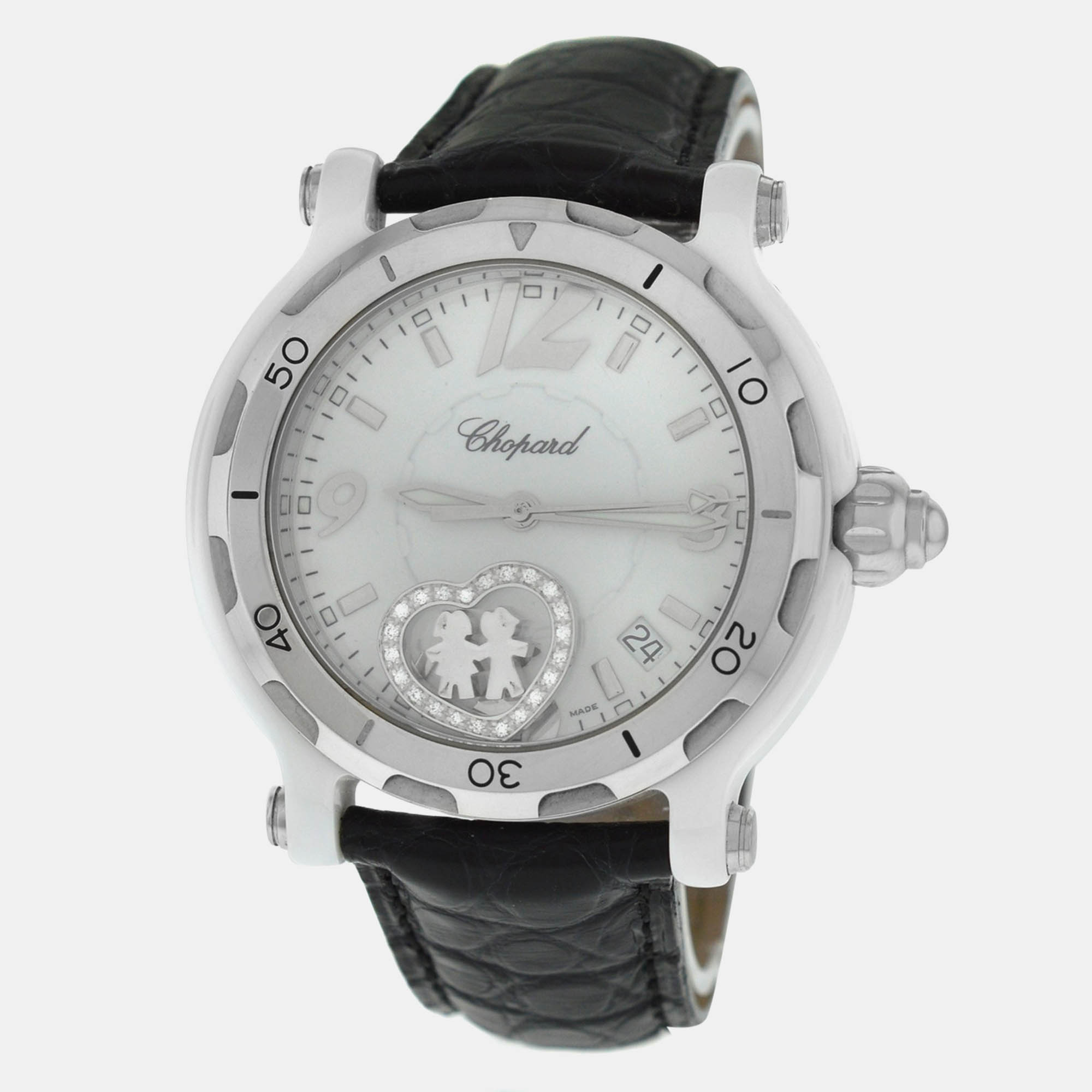 

Chopard Happy Sport Valentines 8507 Quartz White Stainless Steel Men's Wristwatch