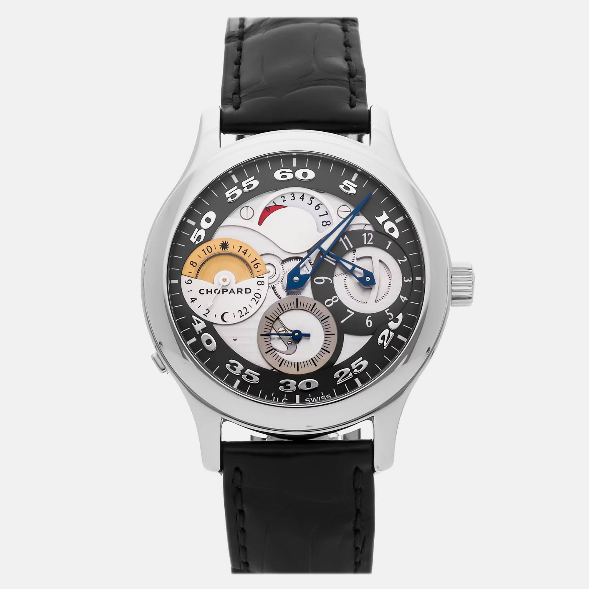 

Chopard L.U.C. Tech Regulator Limited Edition 168449-3001 Grey Manual Winding Men's Wristwatch