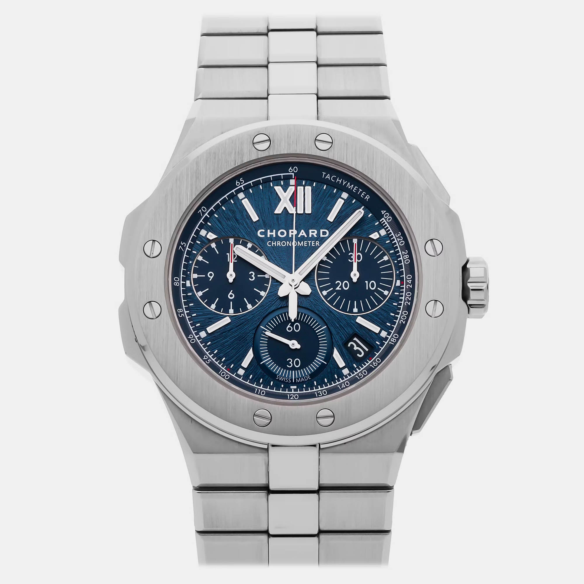 

Pre-Owned Chopard Alpine Eagle XL Chronograph Men's Watch Automatic 44 mm, Blue