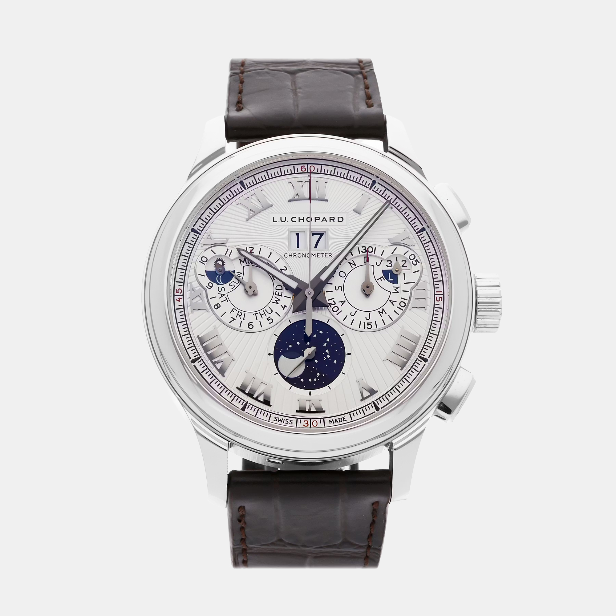 

Pre-Owned Chopard L.U.C Perpetual Chrono 161973-1002, Silver