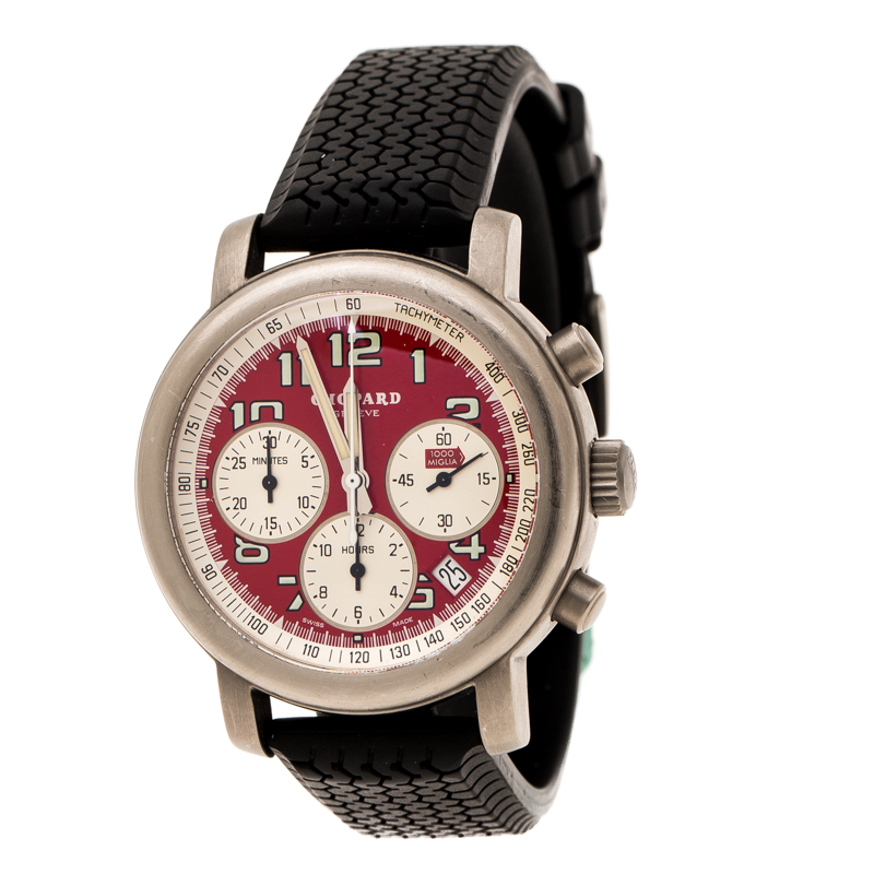 Chopard Red Titanium Mille Miglia Rosso Limited Edition Men's Wristwatch 40 mm