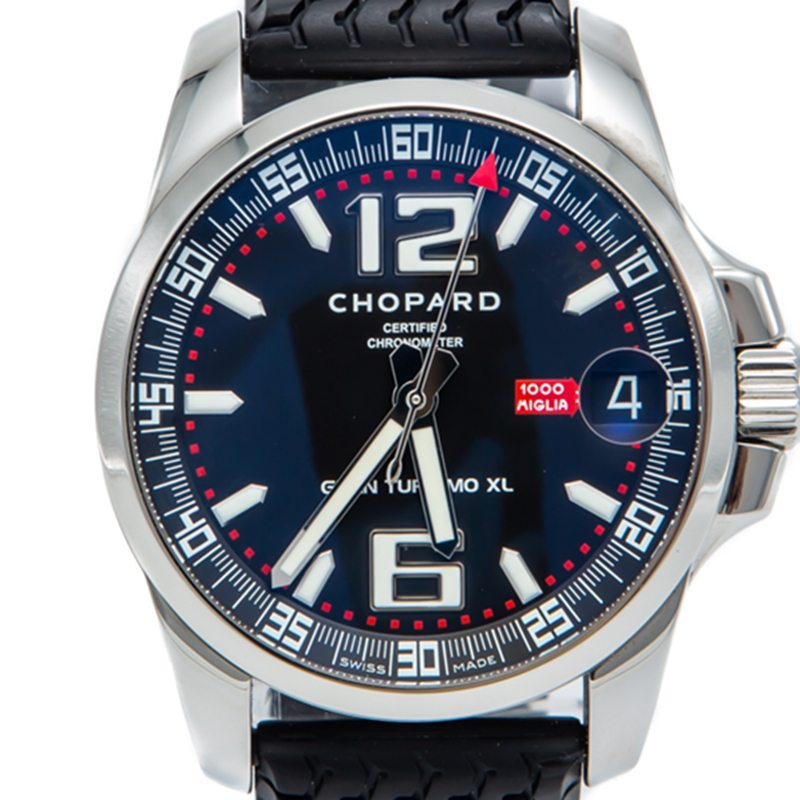 

Chopard Black 1000 Mille Miglia Gran Turismo  Steel Automatic Men'S Watch 44MM