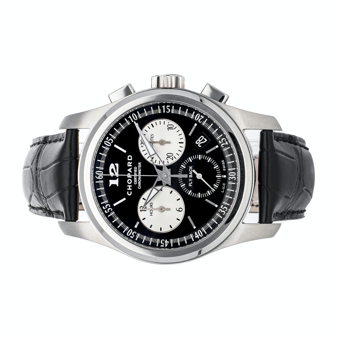 

Chopard Black Stainless Steel L.U.C. Chrono One Limited Edition