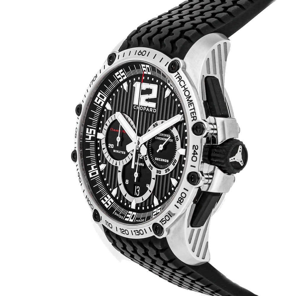 

Chopard Black Stainless Steel Classic Racing Superfast Chronograph